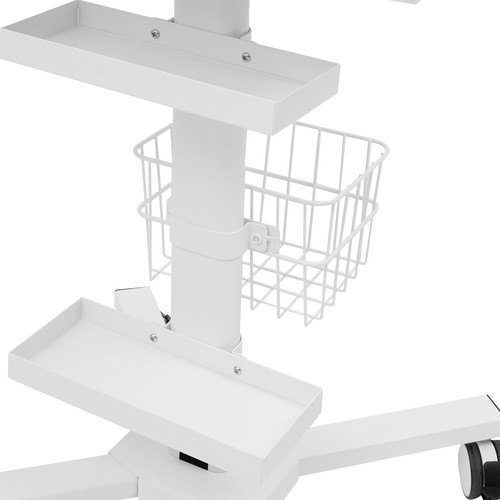 Height Adjustable Medical Laptop Workstation Cart Multi-Functional Medical Cart - Picture 9 of 12