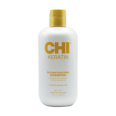 CHI Keratin Reconstructing Shampoo pH ~5.5 Sulfate & Paraben Free 12oz