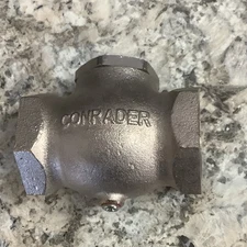 Conrader 1 1/2" NPT Inline Check Valve