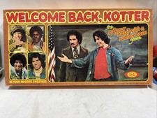 Vintage 1976 Welcome Back Kotter Board Game Travolta Barbarino Tv Show Complete