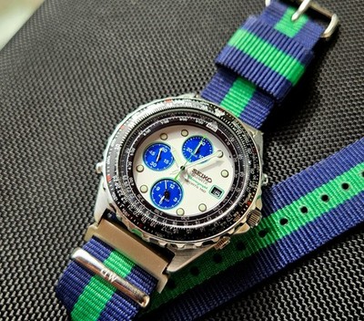 Seiko Vintage Flightmaster 7T34-6A00 mod case 7T32 movement | eBay