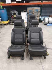 15-20 Chevrolet Suburban 1500 Black Leather Seat Set An3 Oem