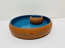 Chip and Dip Bowl 14” Mexican Queso Nachos Guac Taco