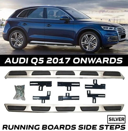 AUDI Q5 SIDE STEPS RUNNING BOARDS OEM STYLE 2017 ONWARDS FY NEW STAINLESS PAIR - Picture 13 of 22