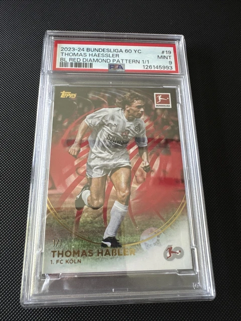 Topps Bundesliga 60 Jahre Thomas Häßler 1/1 PSA9