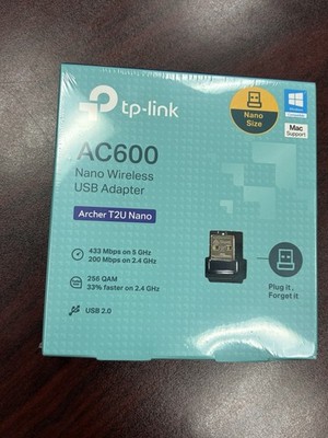 TP-Link Archer T2U Nano AC600 Wireless USB WiFi Adapter - BRAND NEW SEALED