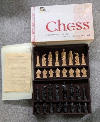 Vintage nautisches Schachspiel von Studio Anne Carlton - Brett nicht enthalten