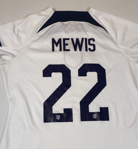 2022 USWNT Nike White Jersey Kristie Mewis #22 FIFA World Champions Patch Large - Picture 10 of 15