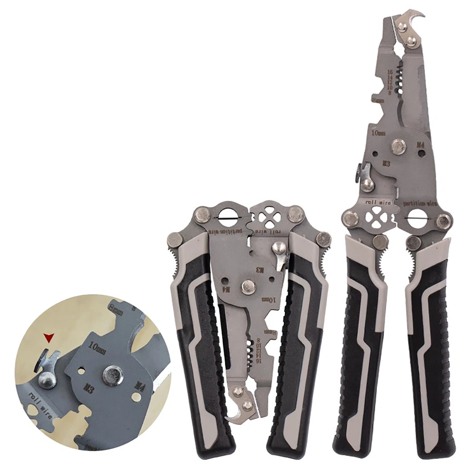 18 in 1 Foldable Wire Stripper Multifunctional Professional Wire Stripper - Image 4 of 4