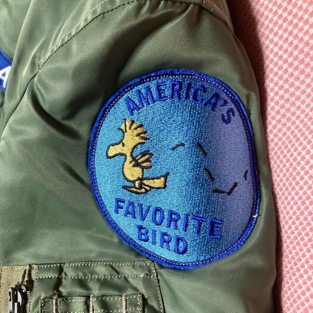 BUZZ RICKSON'S MA-1 Flight Jacket Peanuts Snoopy … - image 4