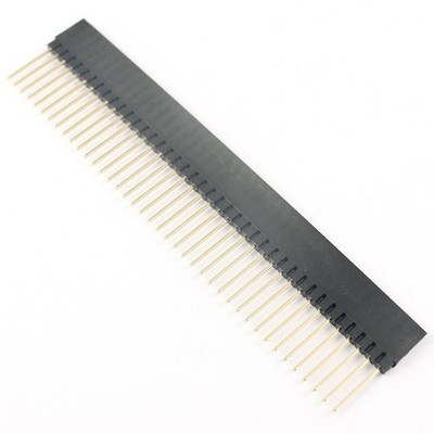 1Pcs 2.54mm Pitch 40 Long Pin Single Stackable Shield Female Header for Arduino