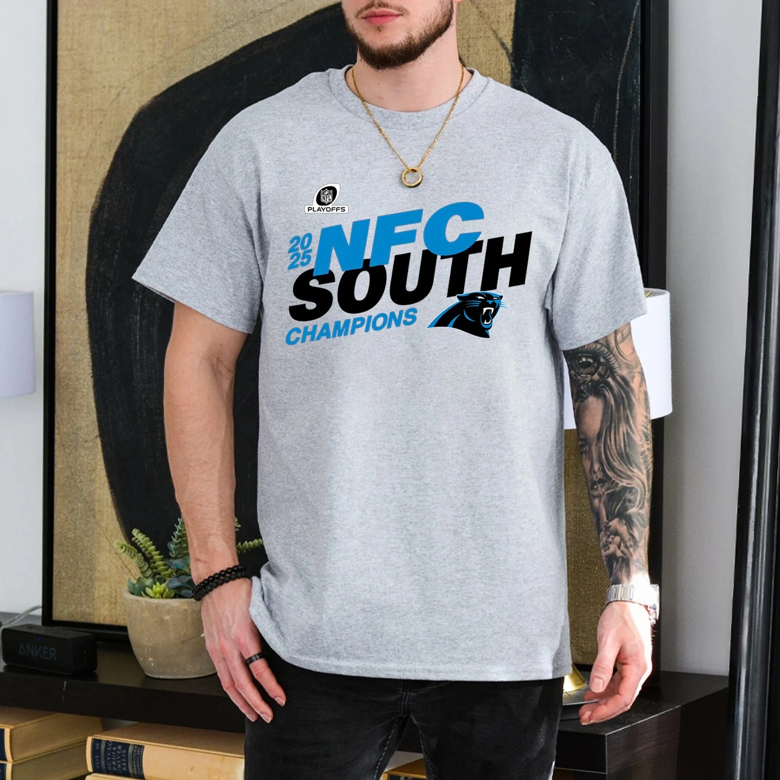 Carolina Panthers NFC South Champions 2025 TShirt