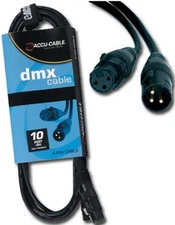 American DJ AC3PDMX25 25 -Ft 3 Pin Dmx Polyvinyl Chloride Tinned Copper Cable