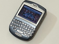 BlackBerry 7290 32MB T-Mobile Bar QWERTY Cell Phone Silver/Gray For collectables