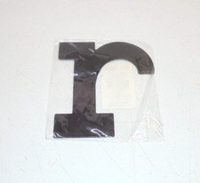 Black Metal Letter R Crafts Home Decor Sign 5"