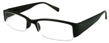 Rectangular Semi-Rimless Plastic Reading Glasses 540603PTT