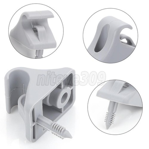 2X Sun Visor Clip Left/Right Side 852351C300QS For Hyundai Getz 2002-2011 Grey - Picture 13 of 16