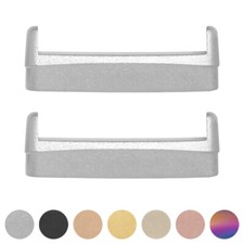 StrapsCo Stainless Steel Regular Standard Strap Band Adapter for Fitbit Sense