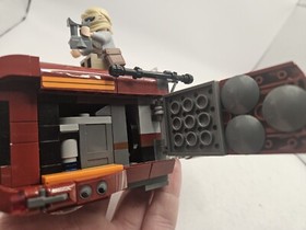 LEGO Star Wars Rey's Speeder (75099) Missing Figure Not Complete Used Condition 