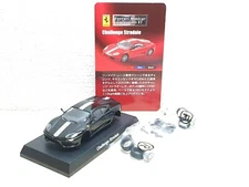 Kyosho 1/64 FERRARI CHALLENGE STRADALE BLACK diecast car model NEW