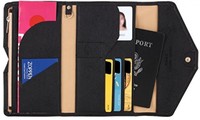 Zoppen Mulit-purpose Rfid Blocking Travel Passport Wallet (ver.4) Trifold Dull Zoppen Mulit-purpose Rfid Blocking Travel Passport Wallet (ver.4) Trifold Dull