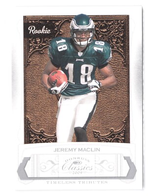 2009 Donruss Classics - Jeremy Maclin #204 Timeless Tributes Silver RC /100