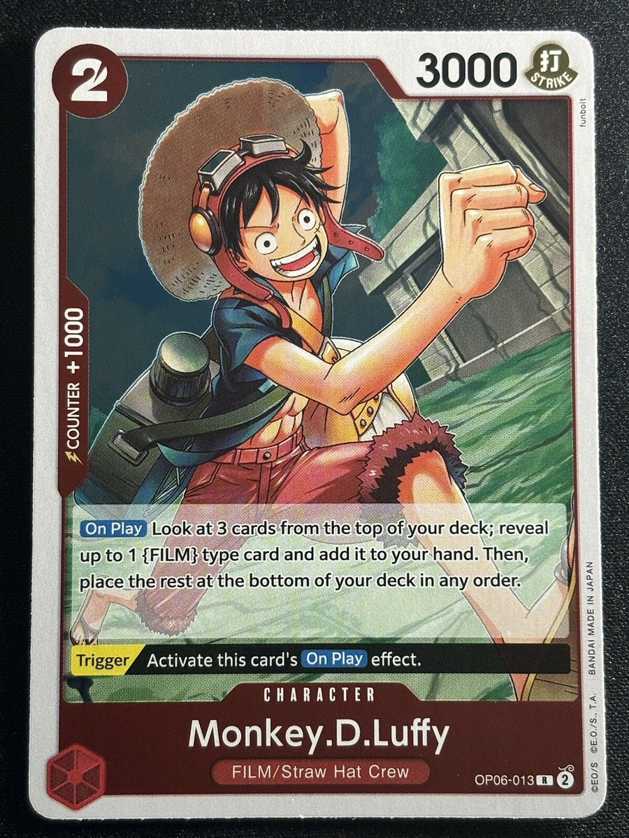 Monkey.D.Luffy OP06-013 - Wings of the Captain - One Piece Card