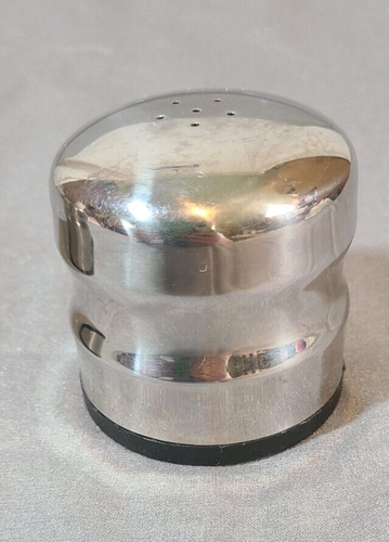 Vintage Danish Salt & Pepper Shaker Set Stainless Steel Mid Century Denmark - Picture 3 of 7
