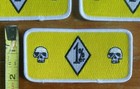 Lot of 5 ~ 1%ER MC Outlaw One Percenter Biker Motorcycle Club PATCH ~ YELLOW — photo 3