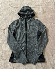 Brooks Women  s Equilibrium Technology Full Zip Active Jacket Heather Gray Sz S