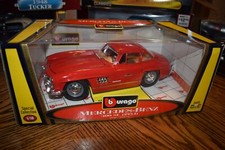 1954 MERCEDES BENZ 300 SL RED - Burago - 1/18 Scale Made in Italy New In Box
