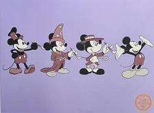 DISNEY Mickey Mouse Through the Years Limited Edition Sericel Animation Art Cel