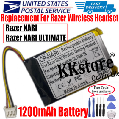 USPS 1200mAh Battery For RAZER HEADSET BLACKSHARK V2 PRO / NARI & NARI ULTIMATE