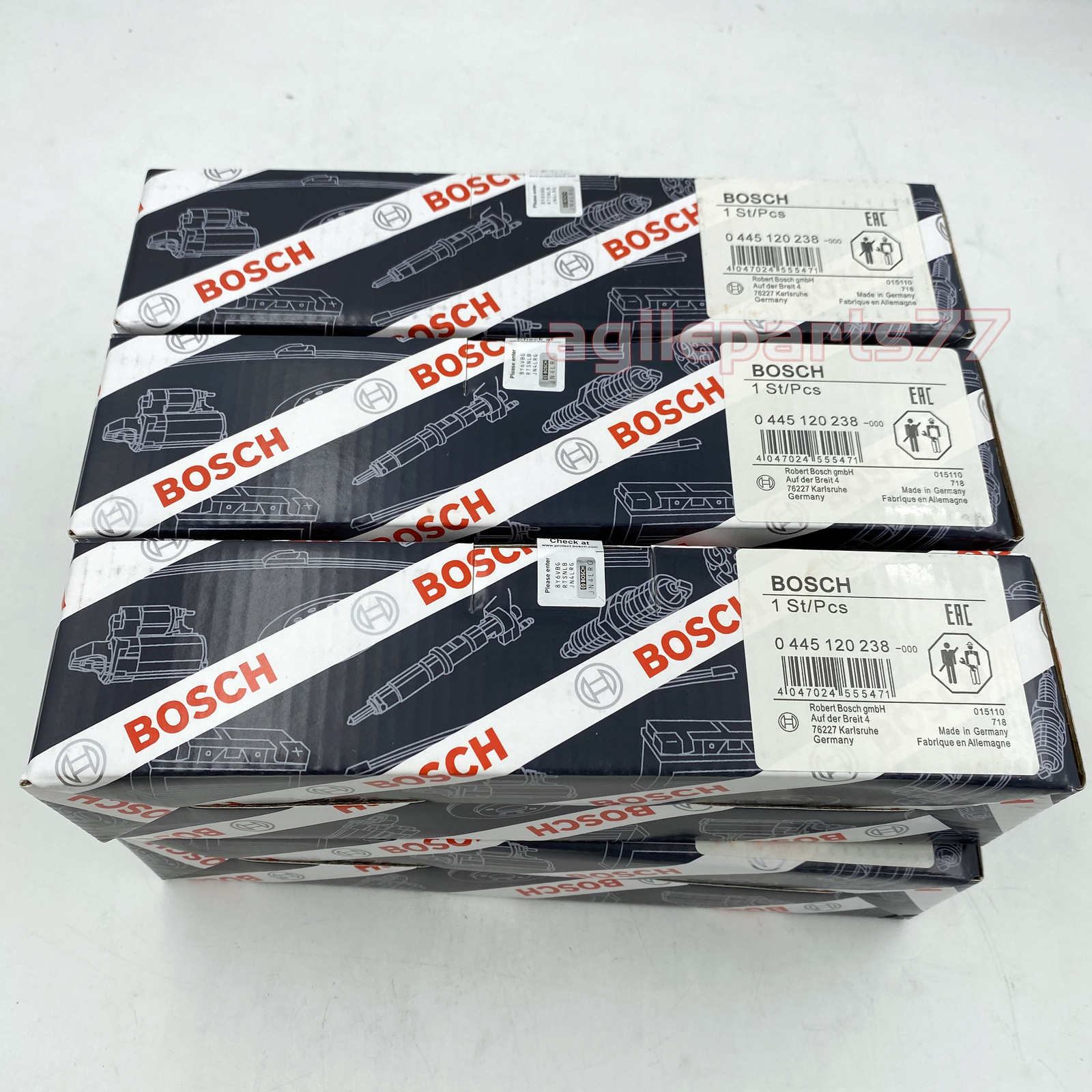 6 Set OEM Fuel Injector Rails For 04-09 Dodge Ram 5.9L Diesel | Part # 0445120238 | 3-Year Warranty