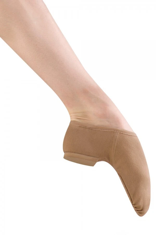 BLOCH Phantom Stretch Canvas Split Sole Slip on Jazz Shoes S0473 Tan - Image 2 of 2