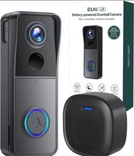 Wireless Video Doorbell Camera with Chime Voice Changer/Message PIR EUKI J9