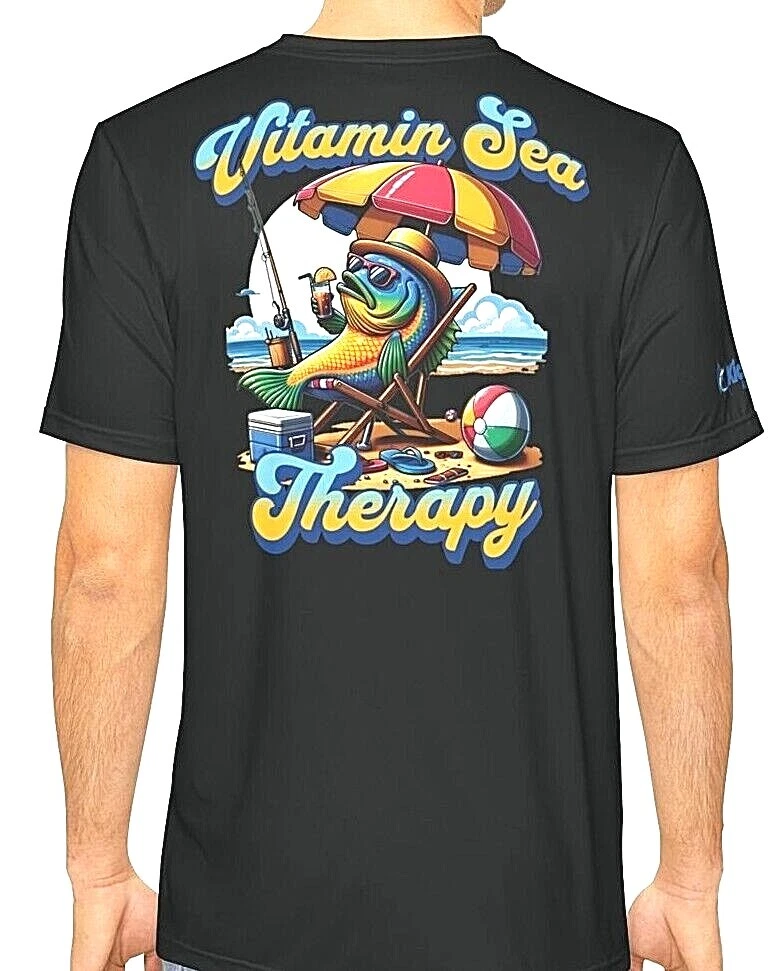 Lightweight Moisture Wicking Short Sleeve Fishing T-Shirt By Kick Fin Sportswear