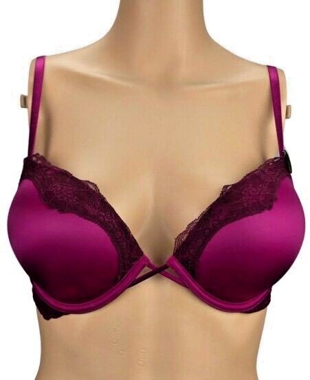VICTORIA'S SECRET VERY SEXY BOMBSHELL SATIN LACE ADD 2 CUPS PUSH
