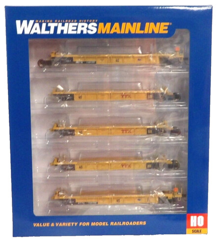 Walthers MainLine 910-55672 TTX DTTX 748495 Thrall 5 unidades reconstruido 40' pozo coche | Zustand: New