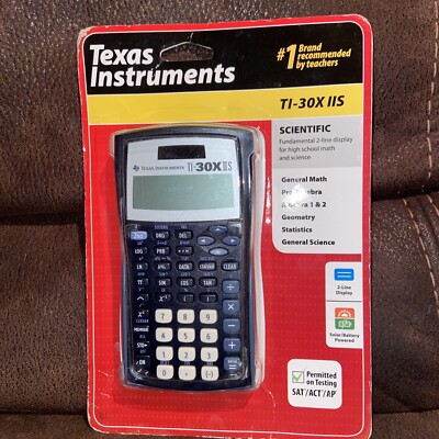 TEXAS INSTRUMENTS TI-30X IIS CALCULATOR MATH NEW SEALED 33317198726| eBay