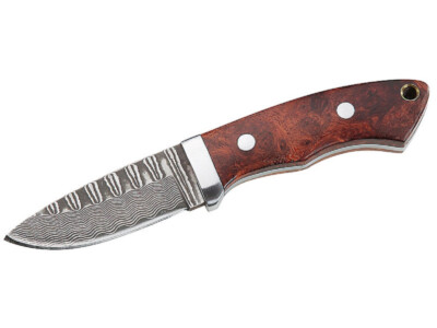 Herbertz Damaszener Messer mit Lederscheide 105706