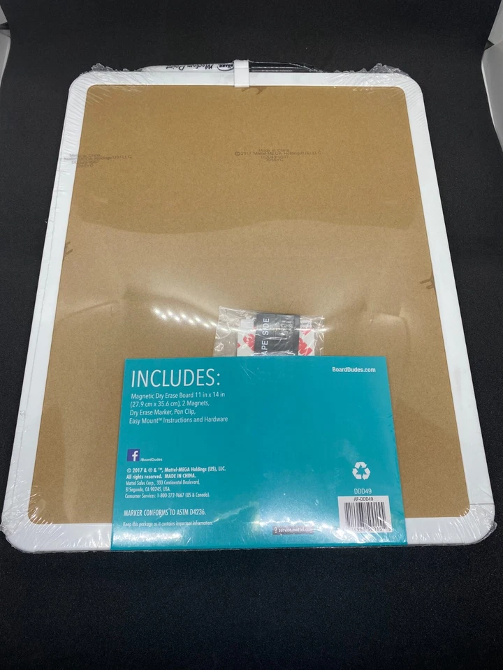 2x Dry Erase Board The Board Dudes Magnetic Dry Erase Easy Mount 11" x 14'' NEW - Image 4 of 4