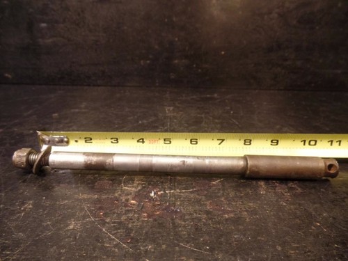 1982 83 84 89 ATK KTM ROTAX BOMBARDIER 560 604E FRONT WHEEL AXLE - Picture 6 of 7