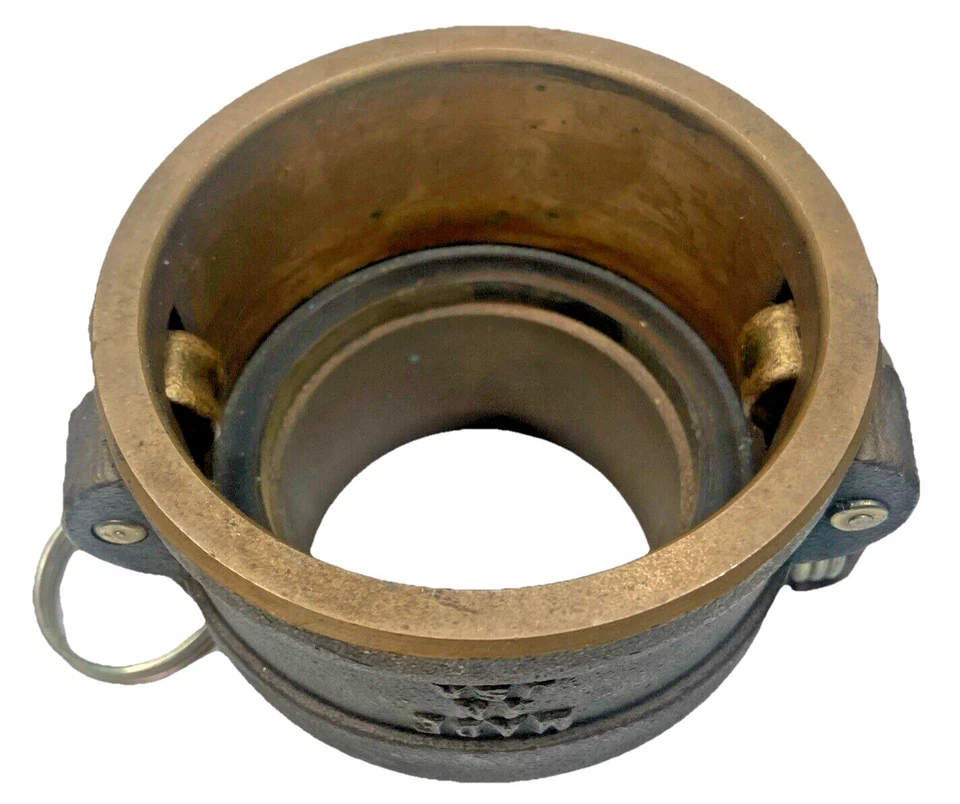 Brass PT 3” Female Camlock w/ Seal Hose Coupling 3" NPT 30B USA Trash Pump - Image 2 of 4