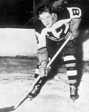 Bobby Bauer - Boston Bruins, 8x10 B&W Photo