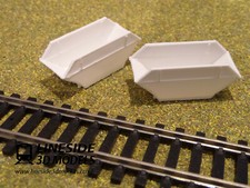 2 x 1:76 Scale OO Gauge 6 Yard Skips (LS1012) 3D Printed Model