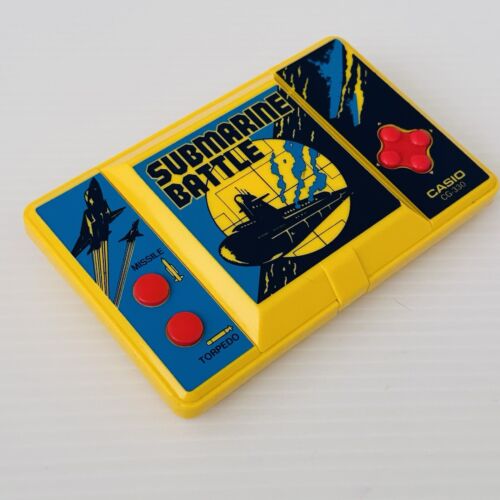 Casio CG-330 Submarine Battle LCD Handheld 1985 Japan WORKING With Sounds - Au - Picture 3 of 12