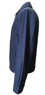 専用1 Coach 83263 Men's Short Zip Cotton Jacket Lined Windbreaker Marine