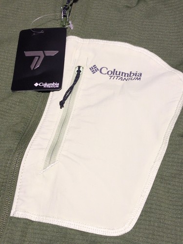 Men's Columbia Titanium Triple Canyon Grid Full Zip Jacket Canteen Sage SZ Large - Picture 13 of 13