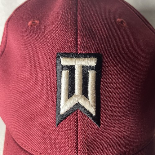 Nike Tiger Woods Hat Cap Collection VR One Golf Flex Fitted Burgundy Mens - Picture 8 of 19